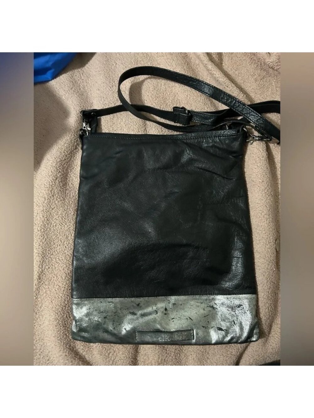 ELK Black &  Silver Crossbody‎ Purse